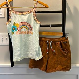 Matilda Jane size 12 girls shorts and tank set perfect for summer